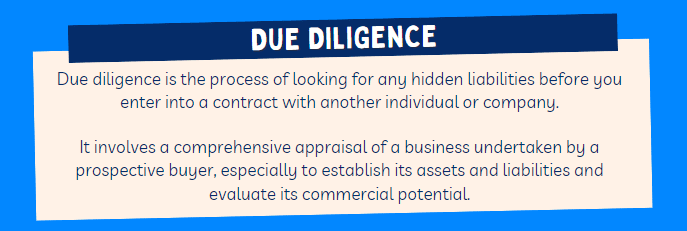 Due diligence buying business