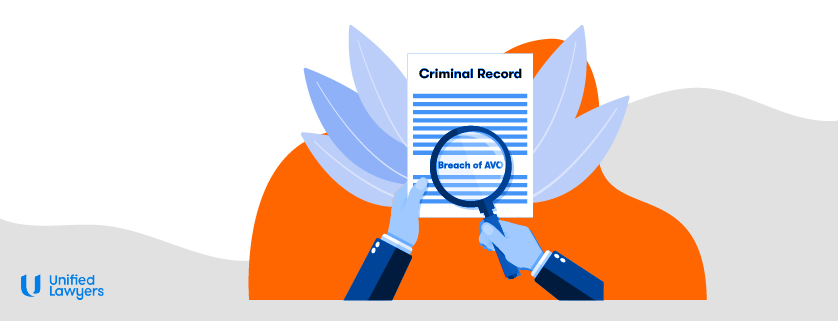 cartoon image of a criminal record.